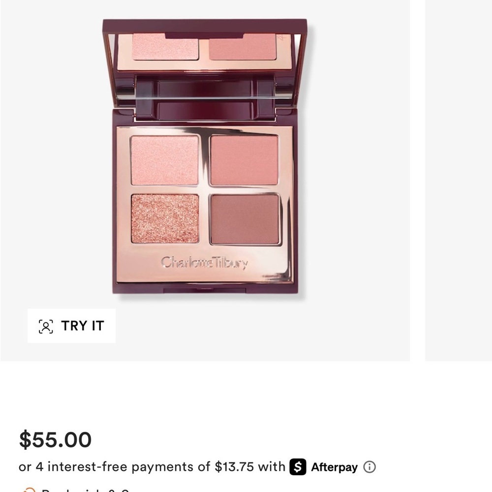 Charlotte Tilbury Eyeshadow Palette - pillow talk - Picture 3 of 3